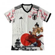 Maglia Giappone One Piece 2025-2026 Bianco Thailandia
