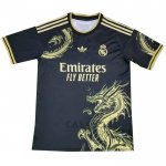 Thailandia Real Madrid Dragon 2024-2025 Nero Oro Thailandia