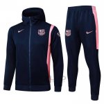 Tuta da Track FC Barcellona Bambino 2025-2026 Nero Rosa