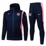 Tuta da Track FC Barcellona Bambino 2025-2026 Nero Rosa