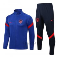 Tuta da Track Giacca Atletico Madrid 2022-2023 Blu