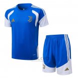 Tuta da Track Juventus Manica Corta 2026-2027 Blu - Pantaloncini