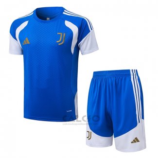 Tuta da Track Juventus Manica Corta 2026-2027 Blu - Pantaloncini