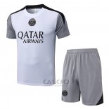 Tuta da Track Paris Saint-Germain Manica Corta 2026-2027 Bianco - Pantaloncini