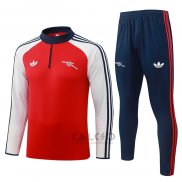 Tuta da Track di Felpa Arsenal Bambino 2026-2027 Rosso