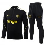 Tuta da Track di Felpa Chelsea Bambino 2026-2027 Nero