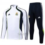 Tuta da Track di Felpa Real Madrid 2025-2026 Bianco