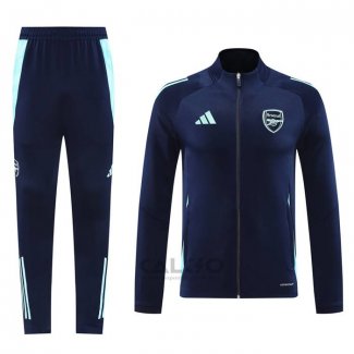 Tuta da Track di Giacca Arsenal 2024-2025 Blu Scuro
