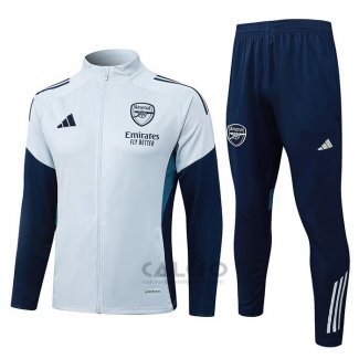 Tuta da Track di Giacca Arsenal 2025-2026 Grigio
