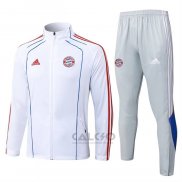 Tuta da Track di Giacca Bayern Monaco Bambino 2025-2026 Bianco
