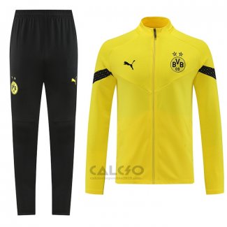 Tuta da Track di Giacca Borussia Dortmund 2022-2023 Giallo