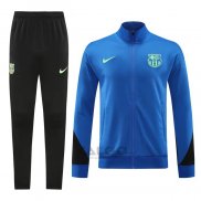 Tuta da Track di Giacca FC Barcellona 2024-2025 Blu