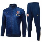 Tuta da Track di Giacca FC Barcellona 2024-2025 Blu Scuro
