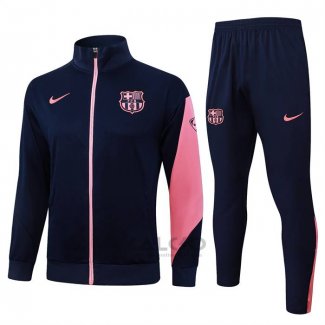 Tuta da Track di Giacca FC Barcellona 2025-2026 Blu Rosa