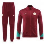 Tuta da Track di Giacca Paris Saint-Germain 2024-2025 Rosso