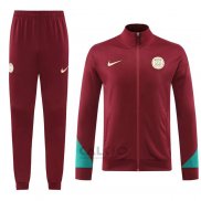 Tuta da Track di Giacca Paris Saint-Germain 2024-2025 Rosso