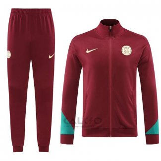Tuta da Track di Giacca Paris Saint-Germain 2024-2025 Rosso