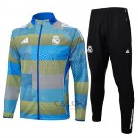 Tuta da Track di Giacca Real Madrid 2025-2026 Blu Verde