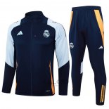 Tuta da Track di Giacca Real Madrid Bambino 2024-2025 Blu Scuro