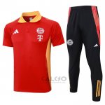 Conjunto Polo Bayern Monaco 2024-2025 Rosso