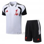 Conjunto Polo Liverpool 2026-2027 Bianco