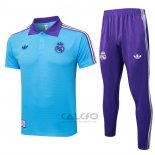 Conjunto Polo Real Madrid 2025-2026 Blu