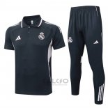 Completo polo Real Madrid 2025-2026 Grigio Rosa
