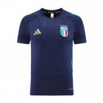 Maglia Allenamento Italia 2024-2025 Blu
