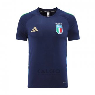 Maglia Allenamento Italia 2024-2025 Blu