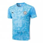 Maglia Allenamento Manchester City 2025-2026 Blu