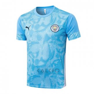 Maglia Allenamento Manchester City 2025-2026 Blu