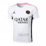 Maglia Allenamento Paris Saint-Germain Jordan 2024-2025 Bianco