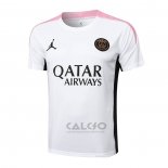 Maglia Allenamento Paris Saint-Germain Jordan 2024-2025 Bianco