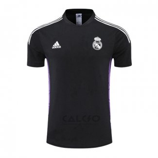 Maglia Allenamento Real Madrid 2022-2023 Nero e Purpura