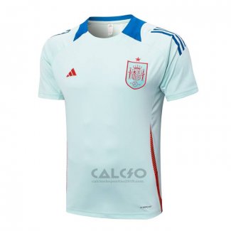Maglia Allenamento Spagna 2024-2025 Blu