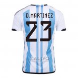 Maglia Argentina Giocatore D.martinez Home 2022