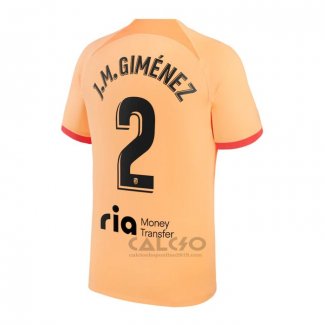 Maglia Atletico Madrid Giocatore J.m.gimenez Third 2022-2023