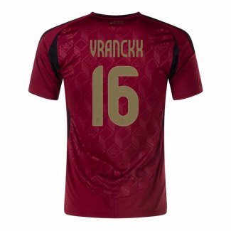 Maglia Belgio Giocatore Vranckx Home 2024
