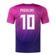 Maglia Germania Giocatore Podolski Away 2024