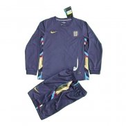 Maglia Inghilterra Away Manica Lunga Bambino 2024