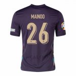 Maglia Inghilterra Giocatore Mainoo Away 2024