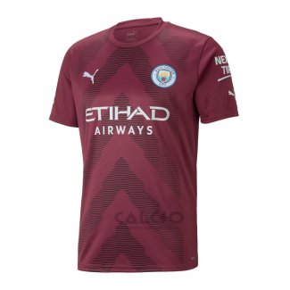 Maglia Manchester City Portiere 2022-2023 Rosso