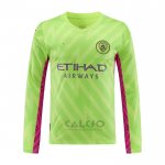 Maglia Manchester City Portiere Manica Lunga 2023-2024 Verde