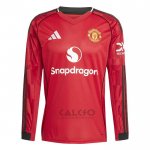 Maglia Manchester United Home Manica Lunga 2025-2026