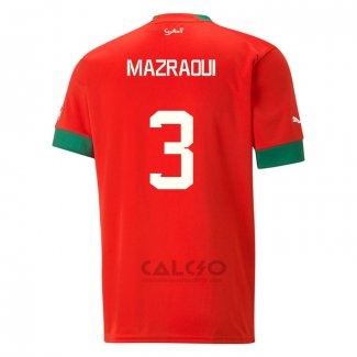 Maglia Marocco Giocatore Mazraoui Home 2022