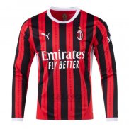 Maglia Milan Home Manica Lunga 2024-2025