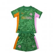 Maglia PSV Portiere Bambino 2025-2026 Verde