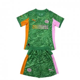 Maglia PSV Portiere Bambino 2025-2026 Verde