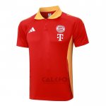Maglia Polo Bayern Monaco 2024-2025 Rosso