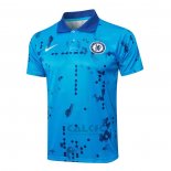 Maglia Polo Chelsea 2024-2025 Blu